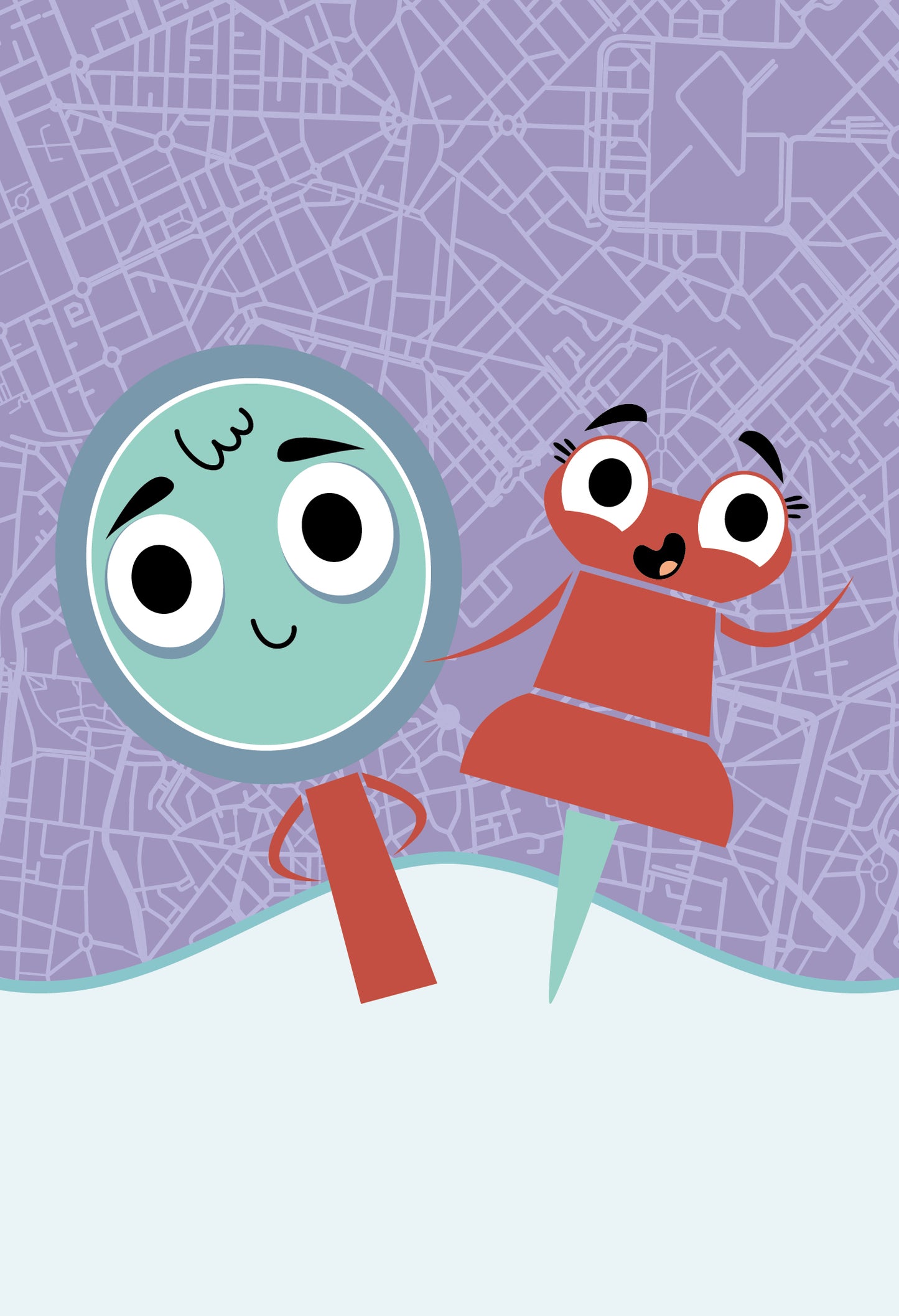 Mappa di Firenze illustrata - Italy For Kids