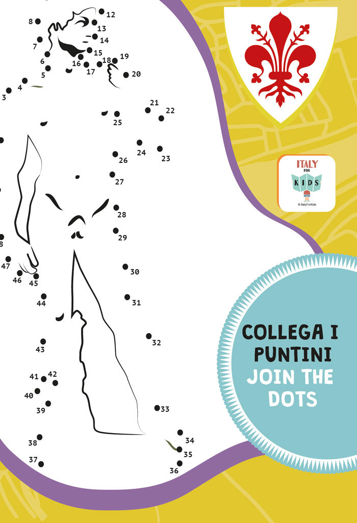 Mappa di Firenze illustrata - Italy For Kids