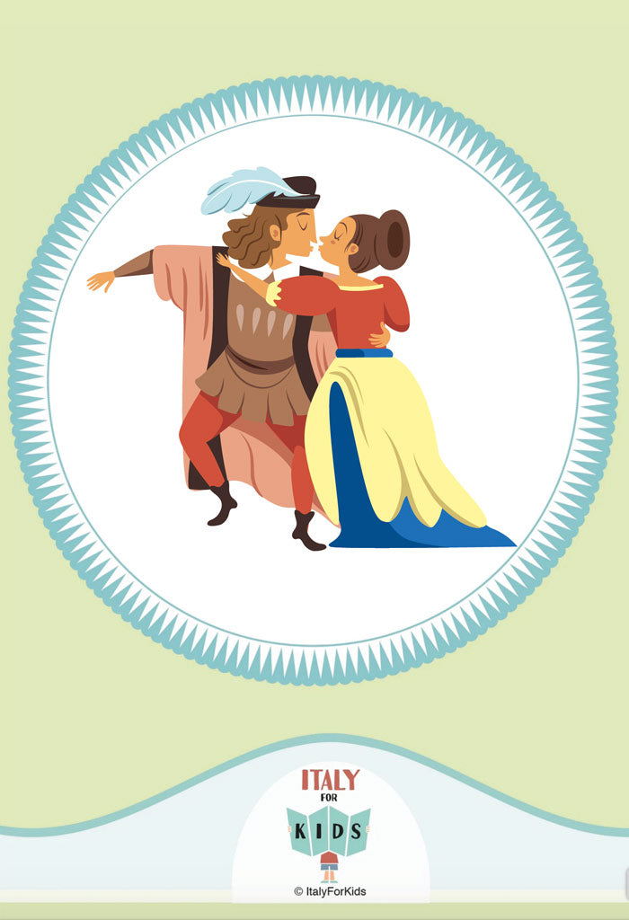 Mappa di Verona illustrata - Italy For Kids