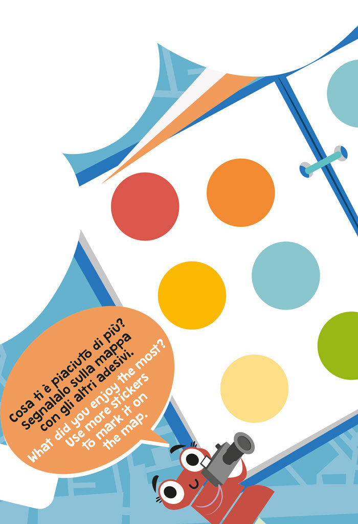 Mappa di Verona illustrata - Italy For Kids