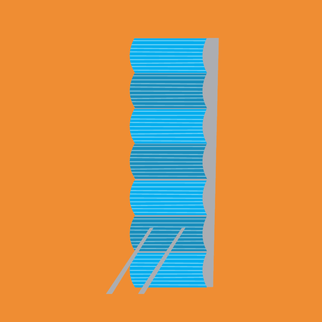 Illustrazione del Grattacielo Isozaki di Milano CityLife - ItalyForKids