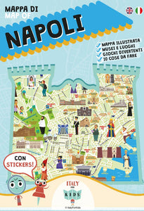 Mappa di Napoli illustrata