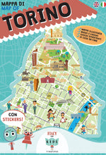 Mappa di Torino illustrata