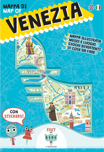 Mappa di Venezia illustrata